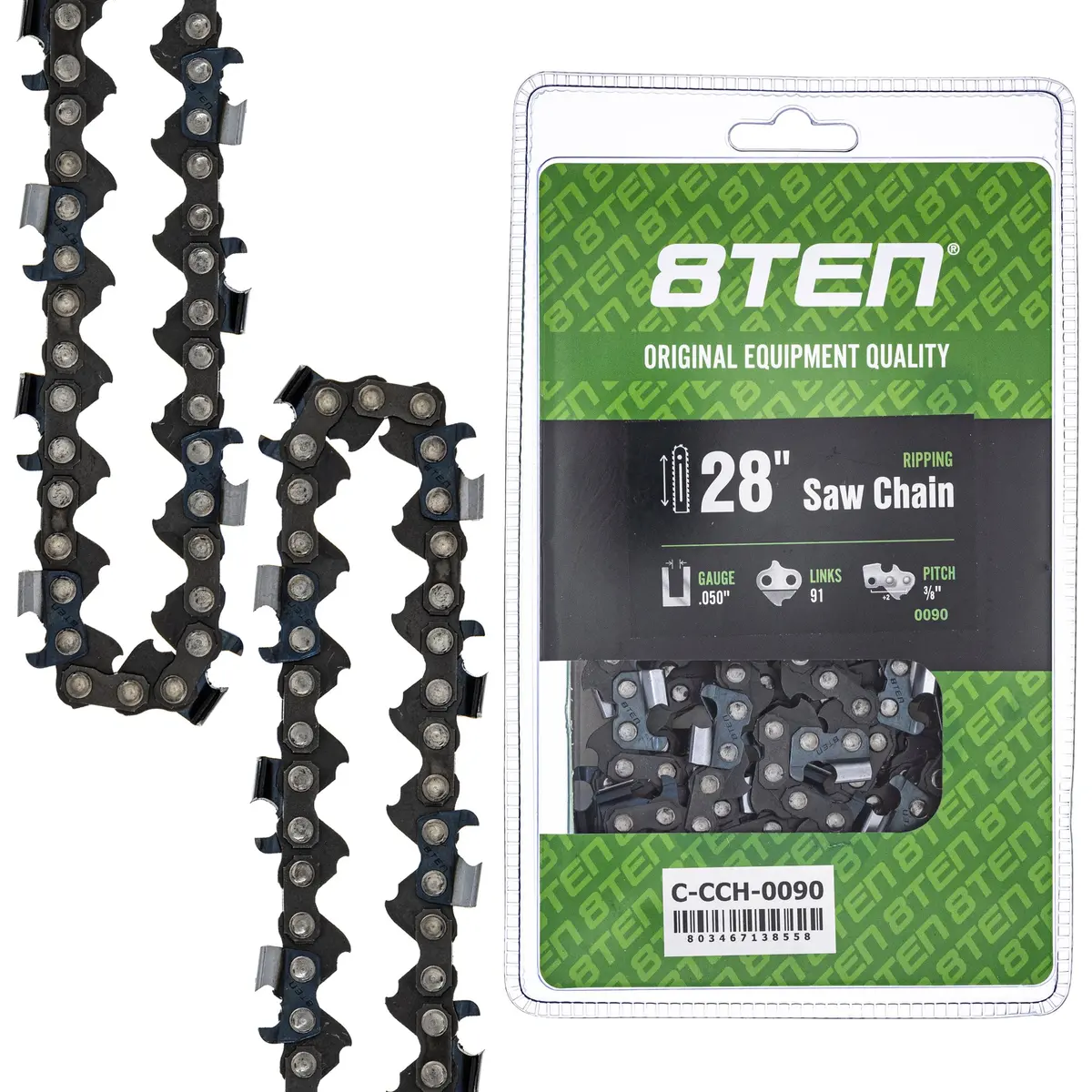 Chainsaw Chain 28 Inch .050 3/8 91Dl For Stihl 72Exj091g 72Exl091g 33Rs91e H4791 1
