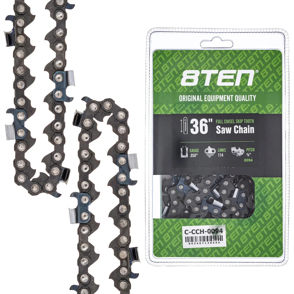 Chainsaw Chain 36 Inch .050 3/8 114Dl For Stihl 72Lgx114g 72Exj114g 72Exl114g 72Lpx114g 72Jpx114g 1