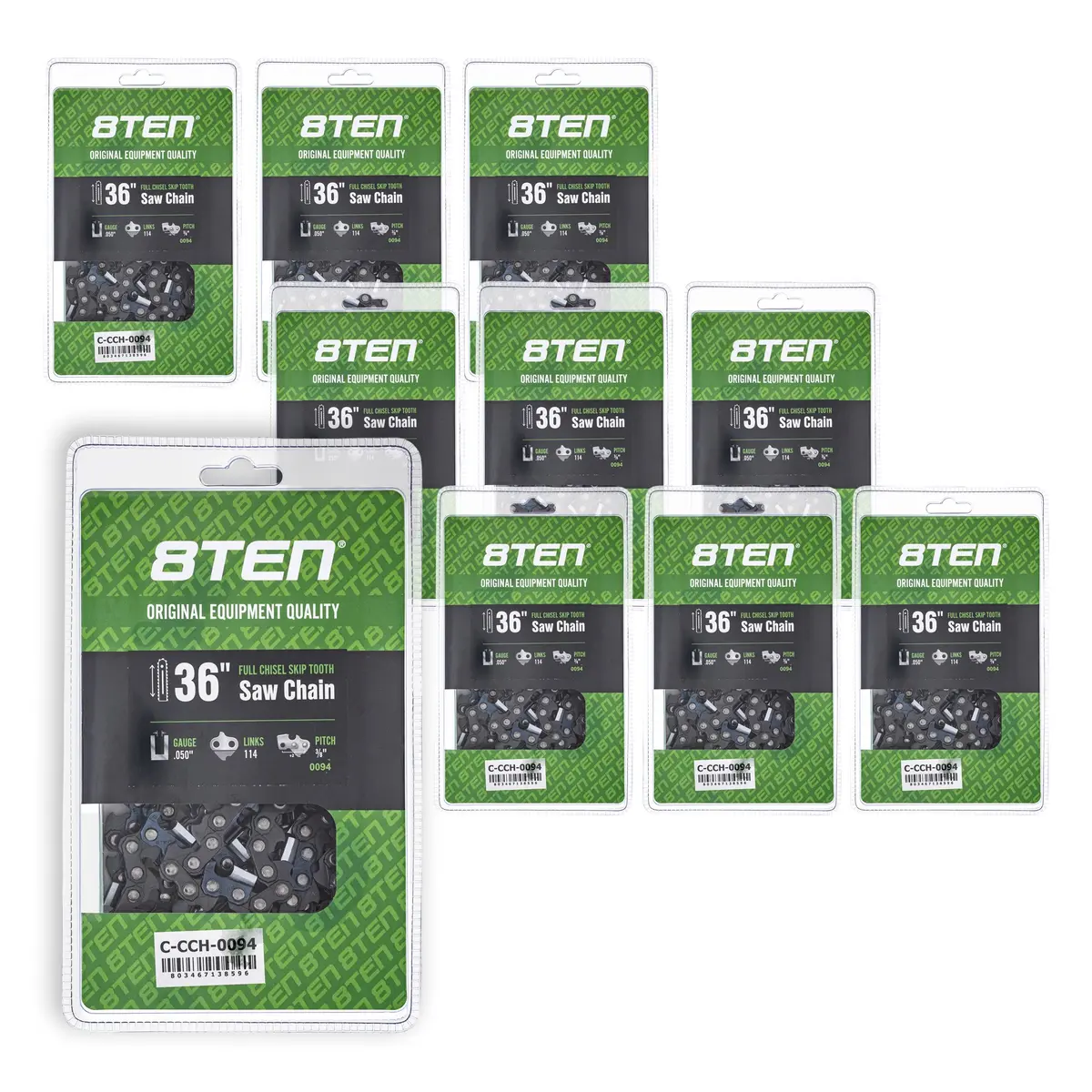 Chainsaw Chain 36 Inch .050 3/8 114Dl For Stihl 72Lgx114g 72Exj114g 72Exl114g 72Lpx114g 72Jpx114g | 10-Pack 1