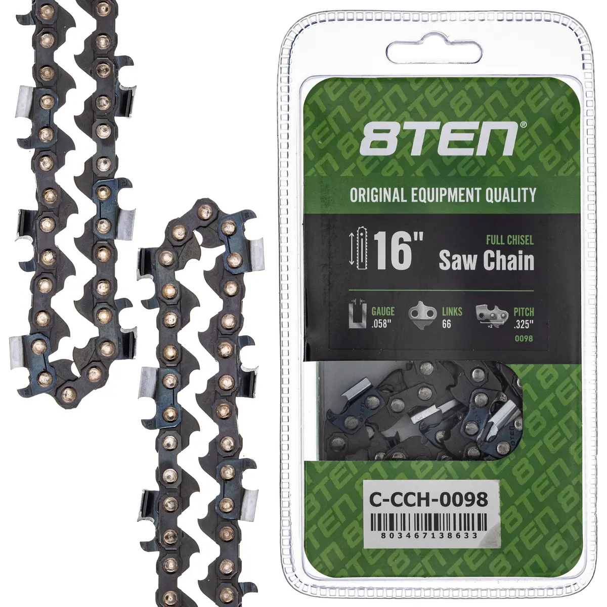 Chainsaw Chain 16 Inch .058 .325 66Dl For Dolmar 21Lpx066g 501840766 591101266 591099066 21Lgx066g 1