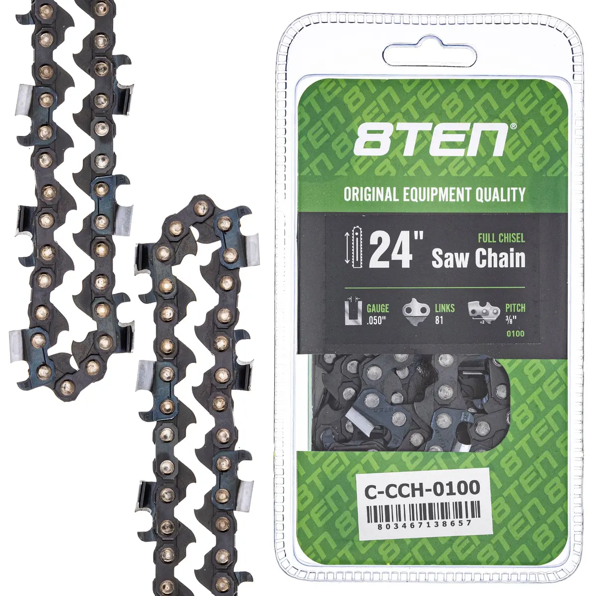 Chainsaw Chain 24 Inch .050 3/8 81Dl For Echo 72Lpx081g 72Lgx081g 72Lpx81cq 72Exl081g 72Exj081g 1