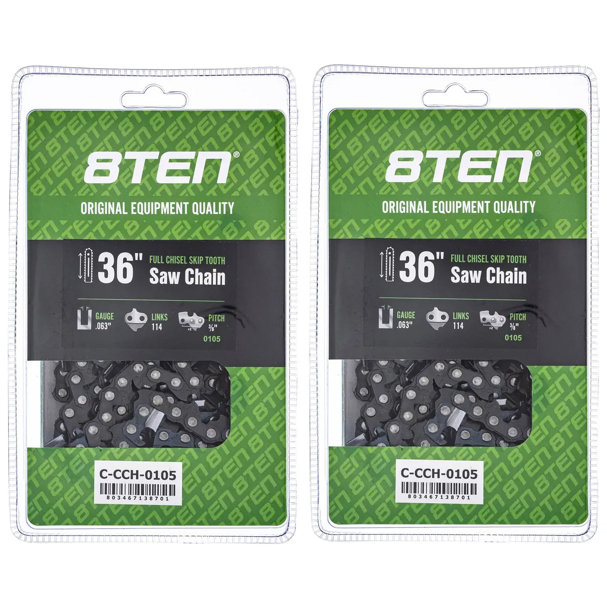 Chainsaw Chain 36 Inch .063 3/8 114Dl For Stihl Solo Homelite 75Rd114g 75Exj114g H50s114 75Exj114 | 2-Pack 1