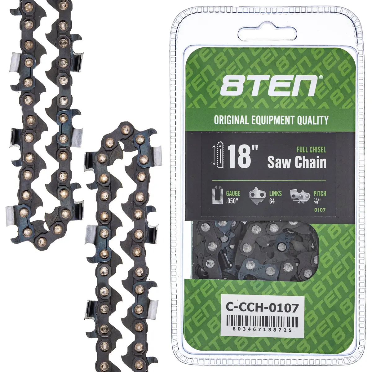Chainsaw Chain 18 Inch .050 3/8 64Dl For Echo 72Lpx064g 72Lpx64cq H4664 33Rs364e 1
