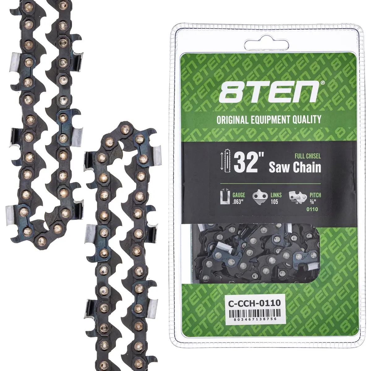 Chainsaw Chain 32 Inch .063 3/8 105Dl For Dolmar 75Exj105g 591164005 H83105 75Cj105g 501846805 1