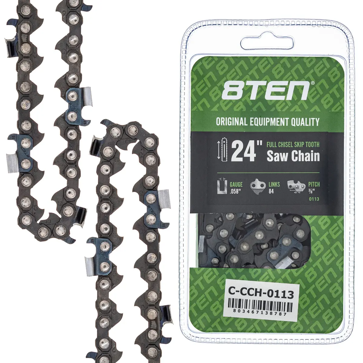 Chainsaw Chain 24 Inch .058 3/8 84Dl For Dolmar Husqvarna 501842884 73Jgx084g 581626984 501841484 1