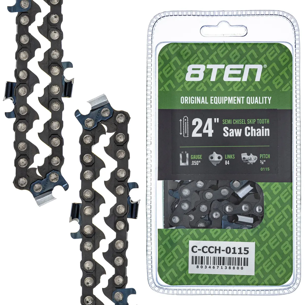 Chainsaw Chain 24 Inch .050 3/8 84Dl For Echo Husqvarna 501842584 585550084 72Lpx84cq 501842784 2