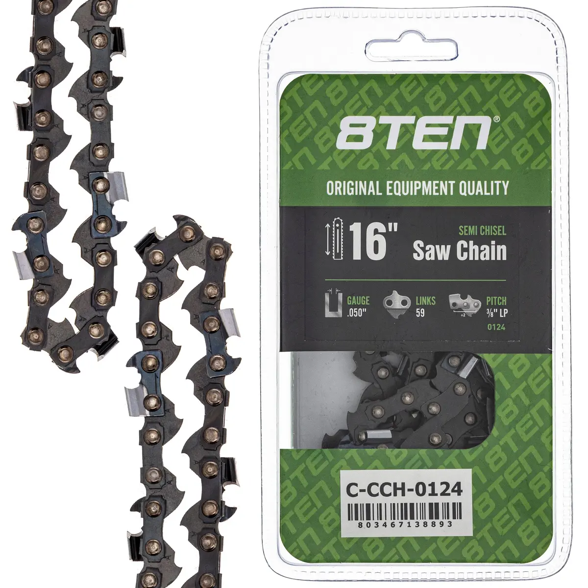 Chainsaw Chain 16 Inch .050 3/8 Lp 59Dl For Homelite 91Vxl059g H3759 63Pm359e 36360050059 1