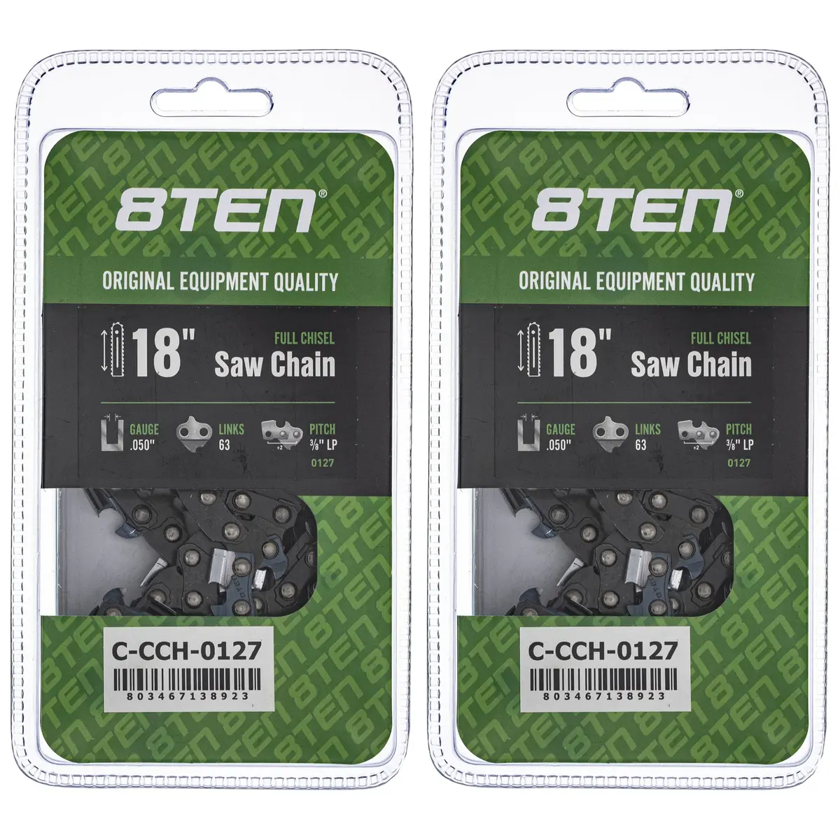 Chainsaw Chain 18 Inch .050 3/8 Lp 63Dl For S63 H3763 63Pm363e | 2-Pack 1