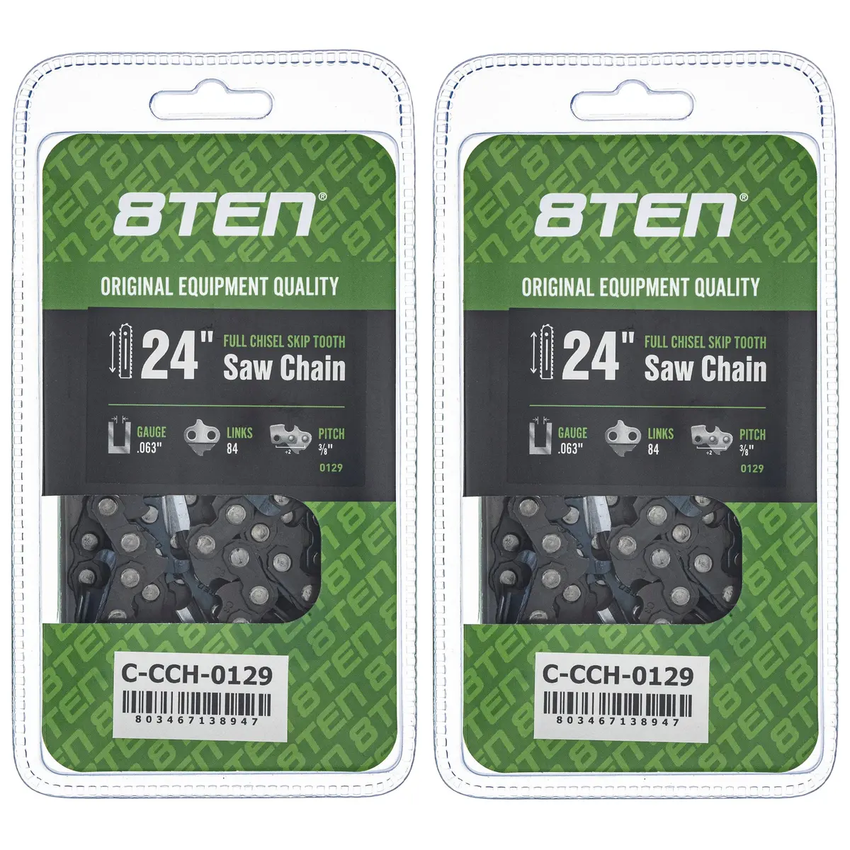 Chainsaw Chain 24 Inch .063 3/8 84Dl For Dolmar 75Exl084g H5084 36Rs84e 36210050084 | 2-Pack 1