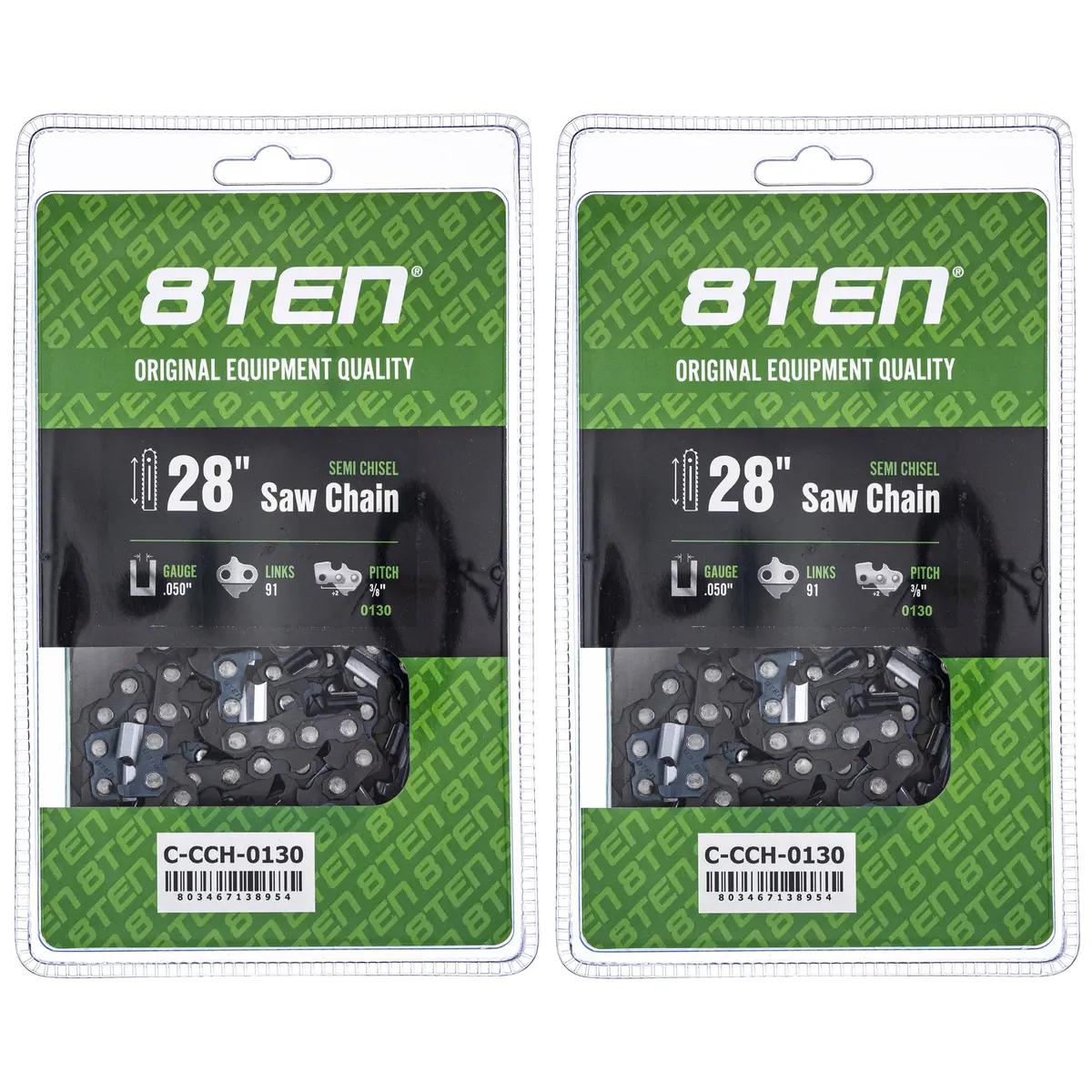 Chainsaw Chain 28 Inch .050 3/8 91Dl For Stihl 72Exj091g 72Exl091g 33Rs91e H4791 | 2-Pack 1