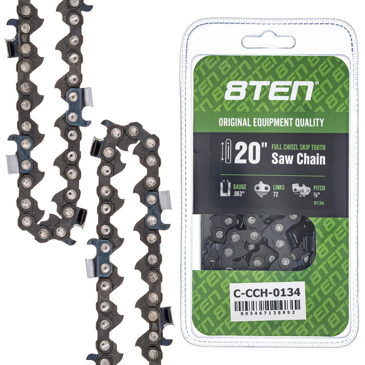 Chainsaw Chain 20 Inch .063 3/8 72Dl For Dolmar 75Lpx072g 75Exl072g 36Rs372e H50s72 H4572 75Exj072g 1