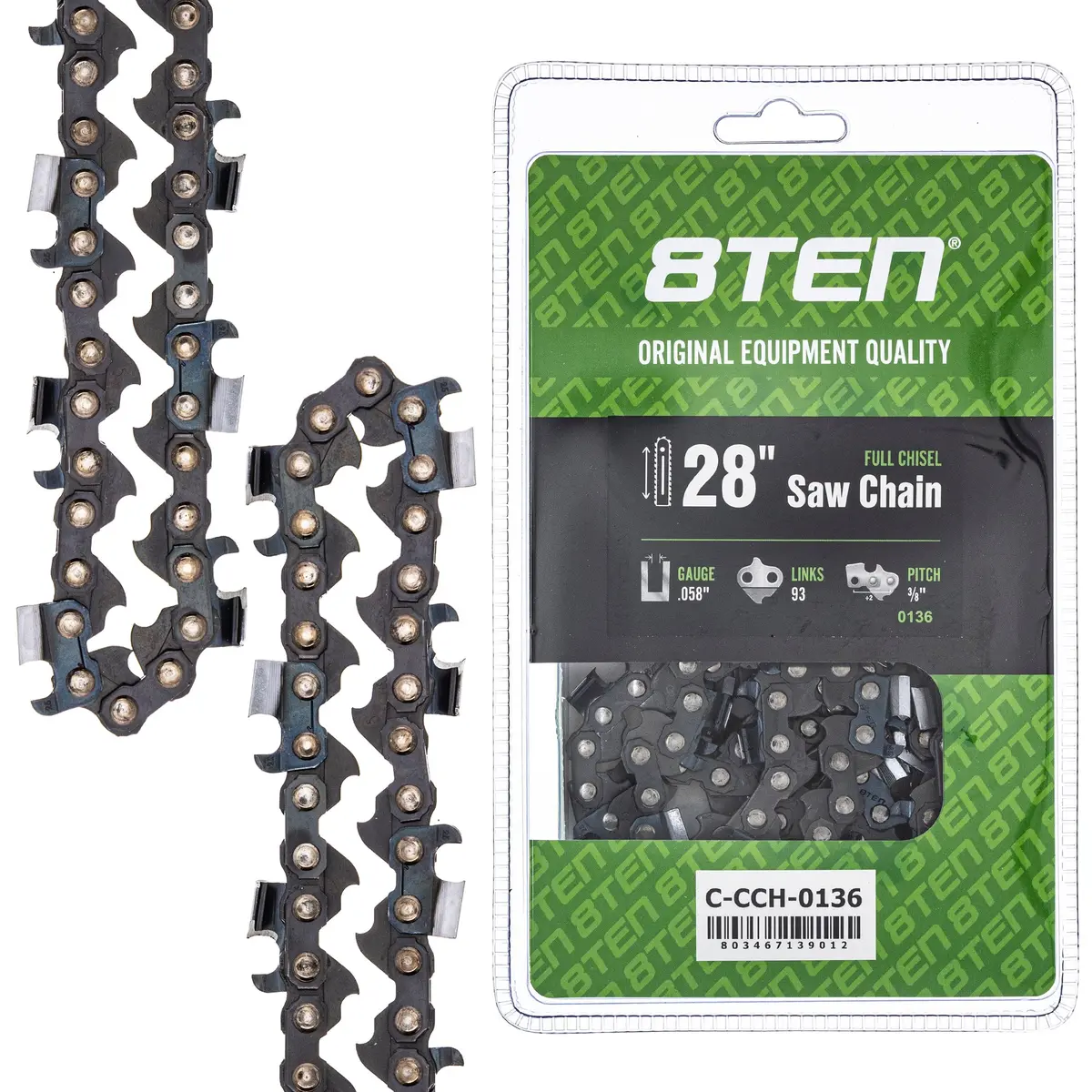 Chainsaw Chain 28 Inch .0583/8 93Dl For Solo Efco 581626993 73Exl093g 501842893 608100116 608100040 1