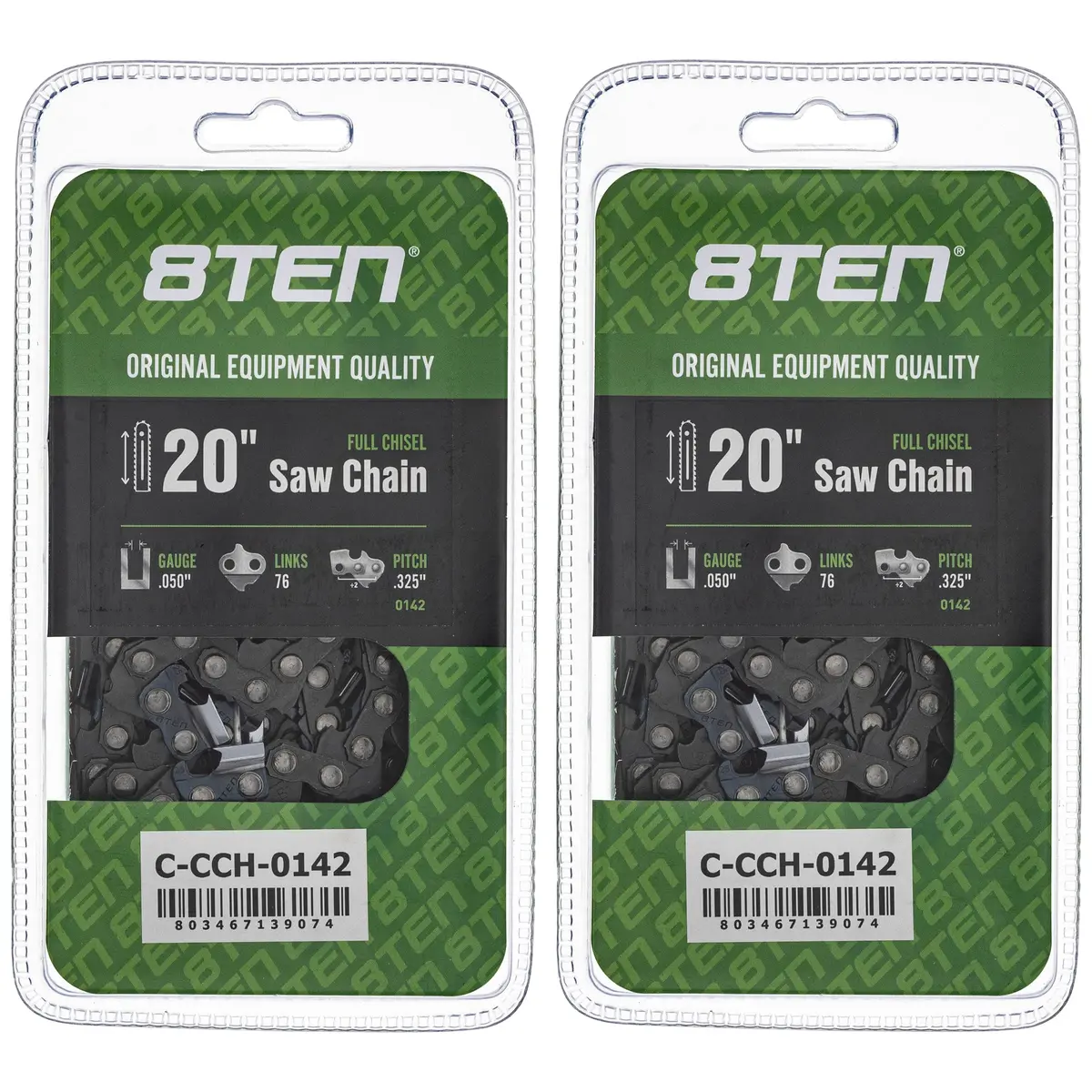 Chainsaw Chain 20 Inch .050 .325 76Dl For 20Lpx076g | 2-Pack 1