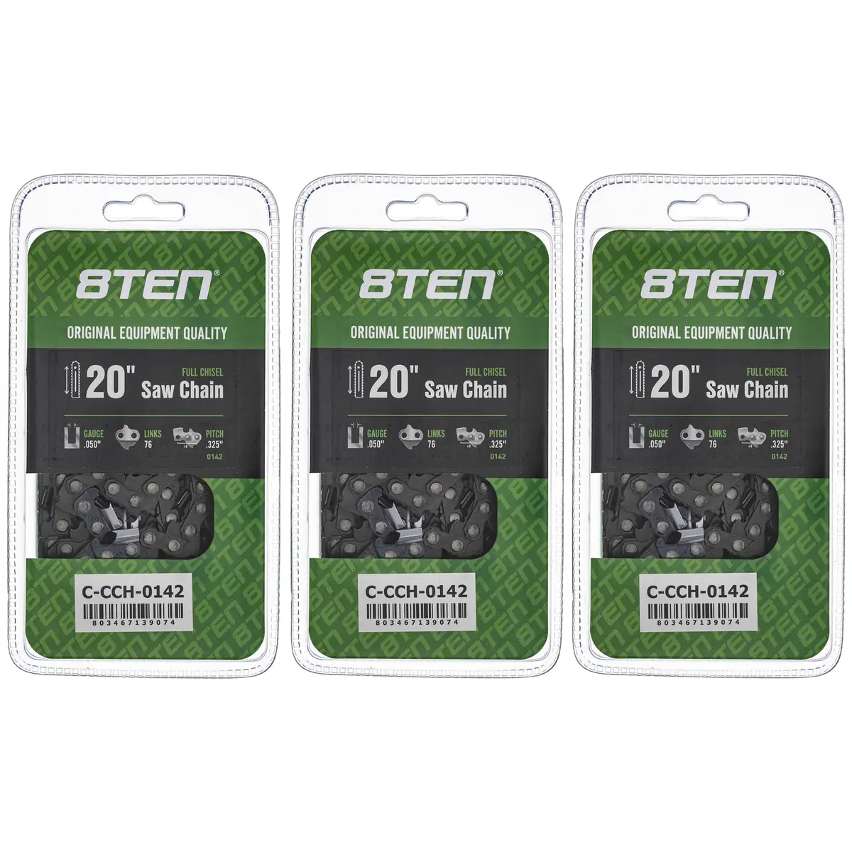 Chainsaw Chain 20 Inch .050 .325 76Dl For 20Lpx076g | 3-Pack 1