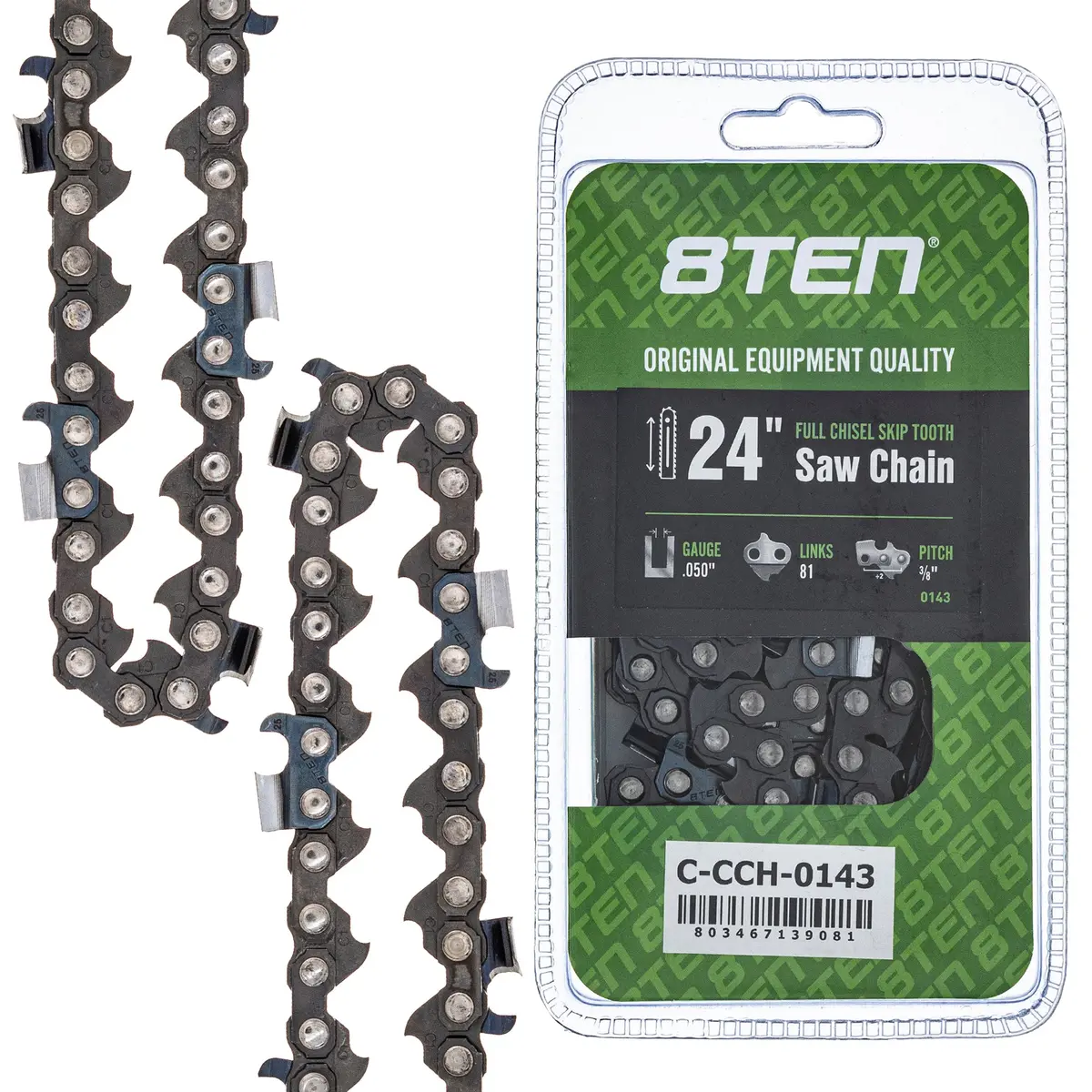 Chainsaw Chain 24 Inch .050 3/8 81Dl For Echo 72Lpx081g 72Lgx081g 72Lpx81cq 72Exl081g 72Exj081g 1