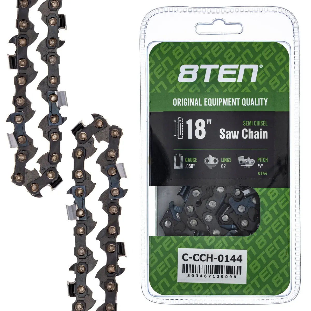 Chainsaw Chain 18 Inch .050 3/8 62Dl For Echo 91Px062g 91Px62cq S62 576936562 91Pxl062g 585422162 1