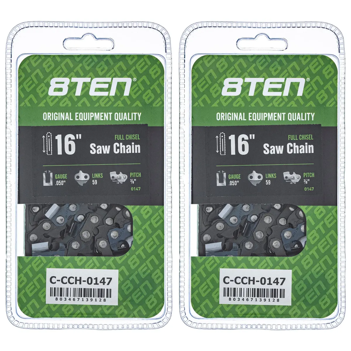 Chainsaw Chain 16 Inch .050 3/8 59Dl For Homelite H8059 D59 33Rs359e | 2-Pack 1