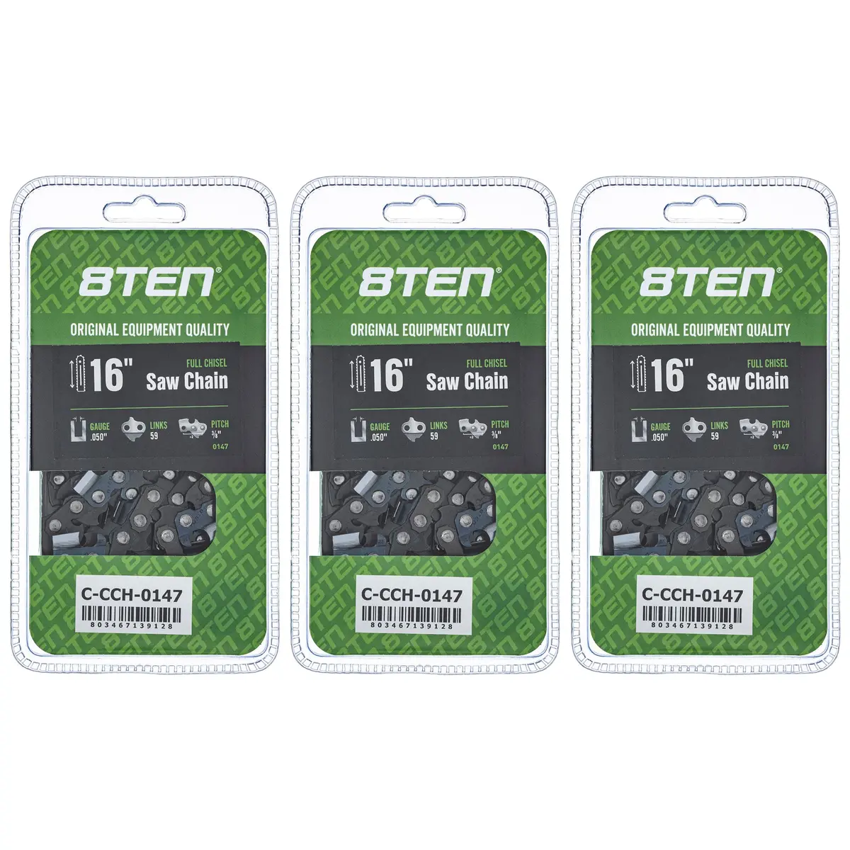Chainsaw Chain 16 Inch .050 3/8 59Dl For Homelite H8059 D59 33Rs359e | 3-Pack 1