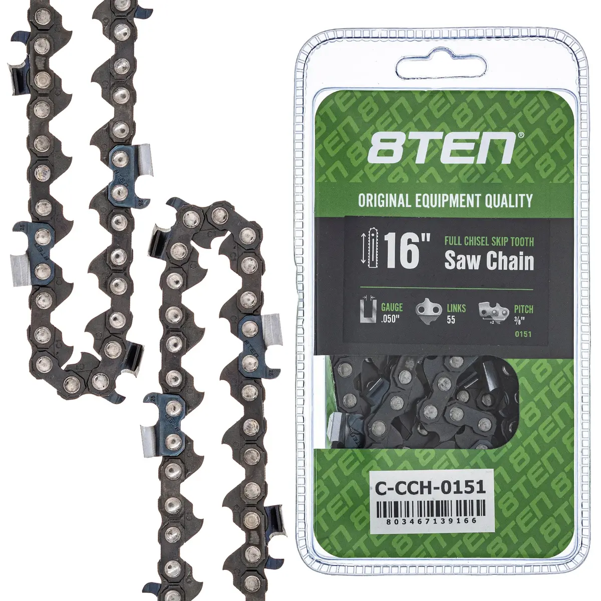 Chainsaw Chain 16 Inch .050 3/8 55Dl For Stihl Homelite 91Vxl055g 91Pxl055g 91Px055g 501847055 1