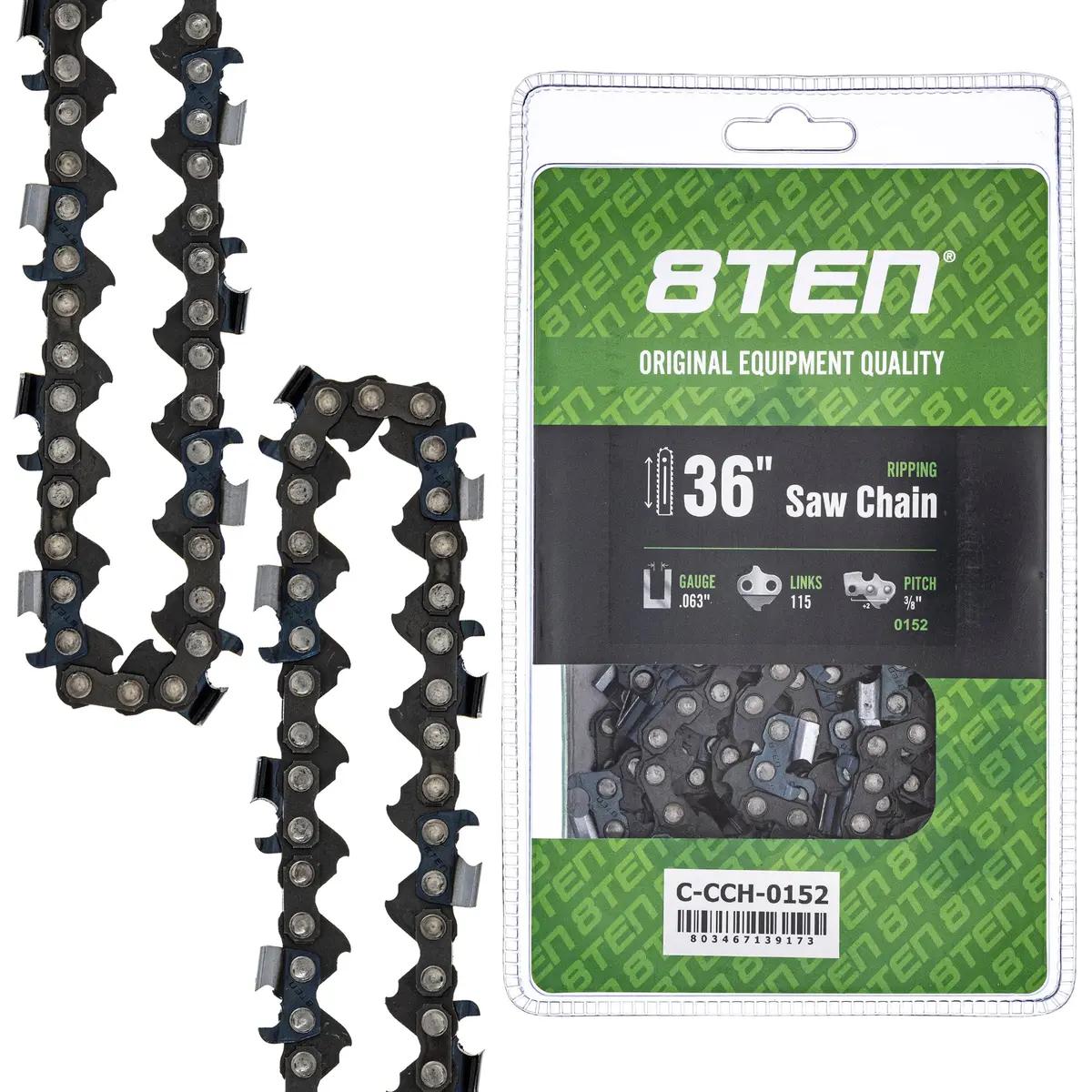 Chainsaw Chain 36 Inch .063 3/8 115Dl For Dolmar 75Exj115g 75Exl115g H50s115 36Rsf115 36730050115 1