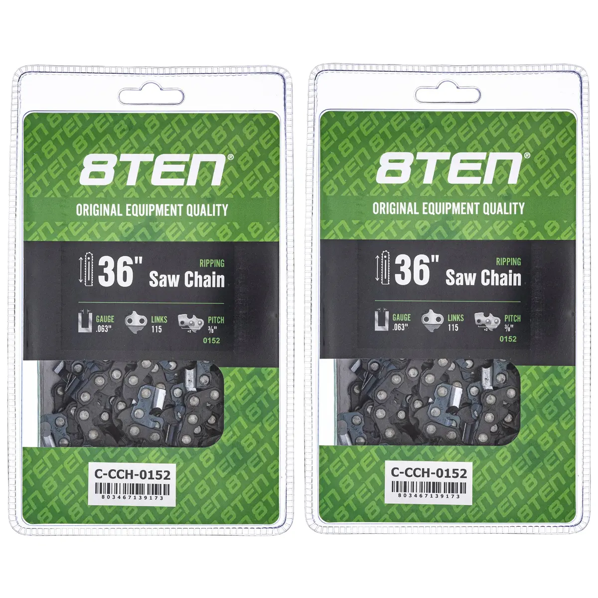Chainsaw Chain 36 Inch .063 3/8 115Dl For Dolmar 75Exj115g 75Exl115g H50s115 36Rsf115 36730050115 | 2-Pack 1