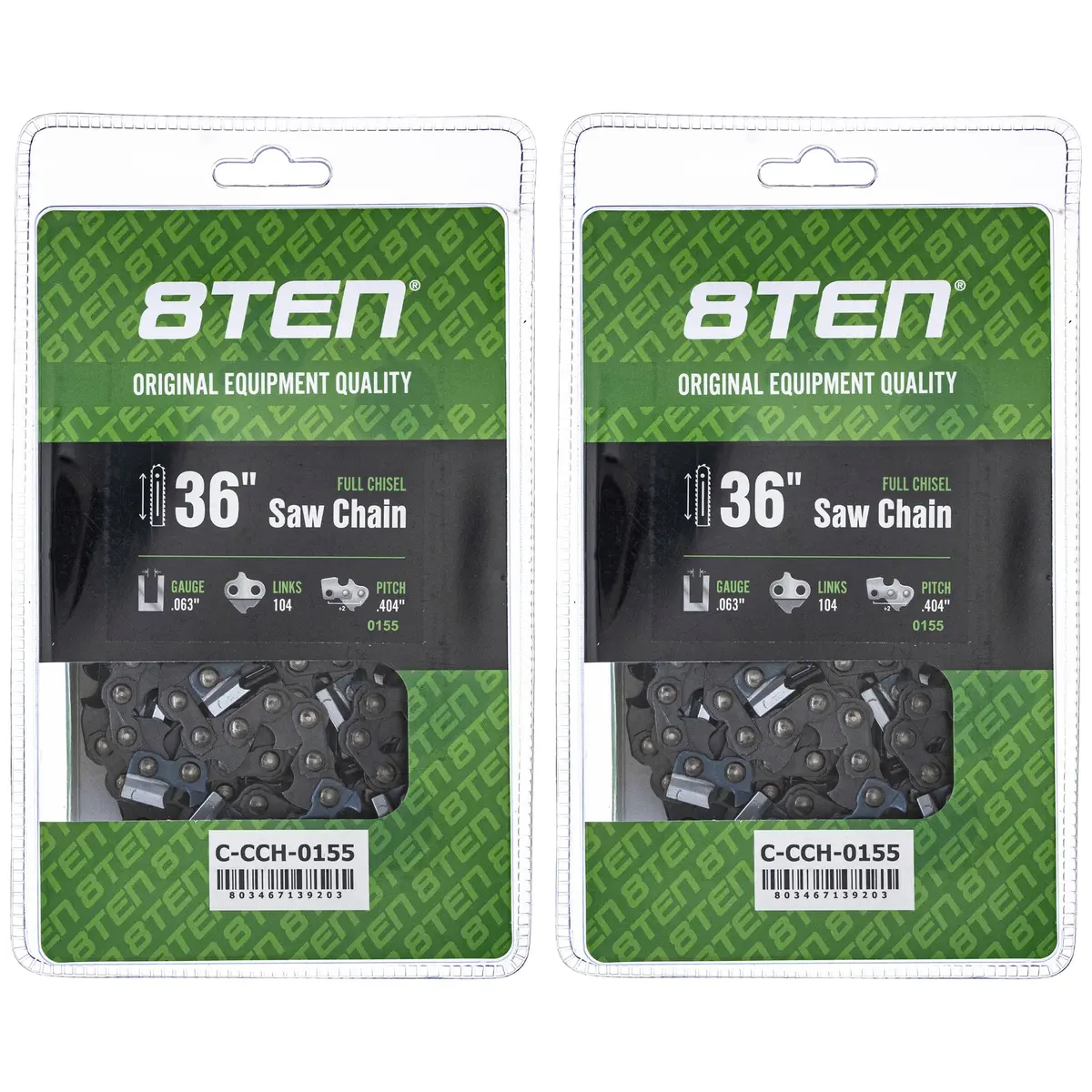 Chainsaw Chain 36 Inch .063 .404 104Dl For Stihl 46Rs104 46Rm104 36680050104 27X104g | 2-Pack 1
