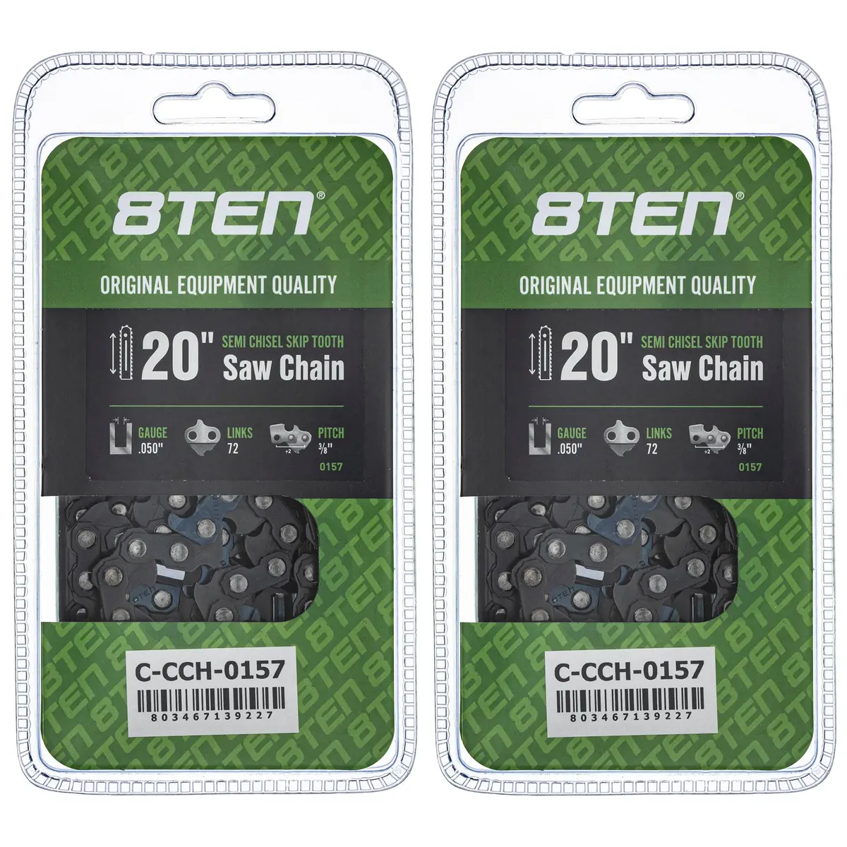 Chainsaw Chain 20 Inch .050 3/8 72Dl For Husqvarna 591132372 501846572 585550072 501842572 501842772 | 2-Pack 1
