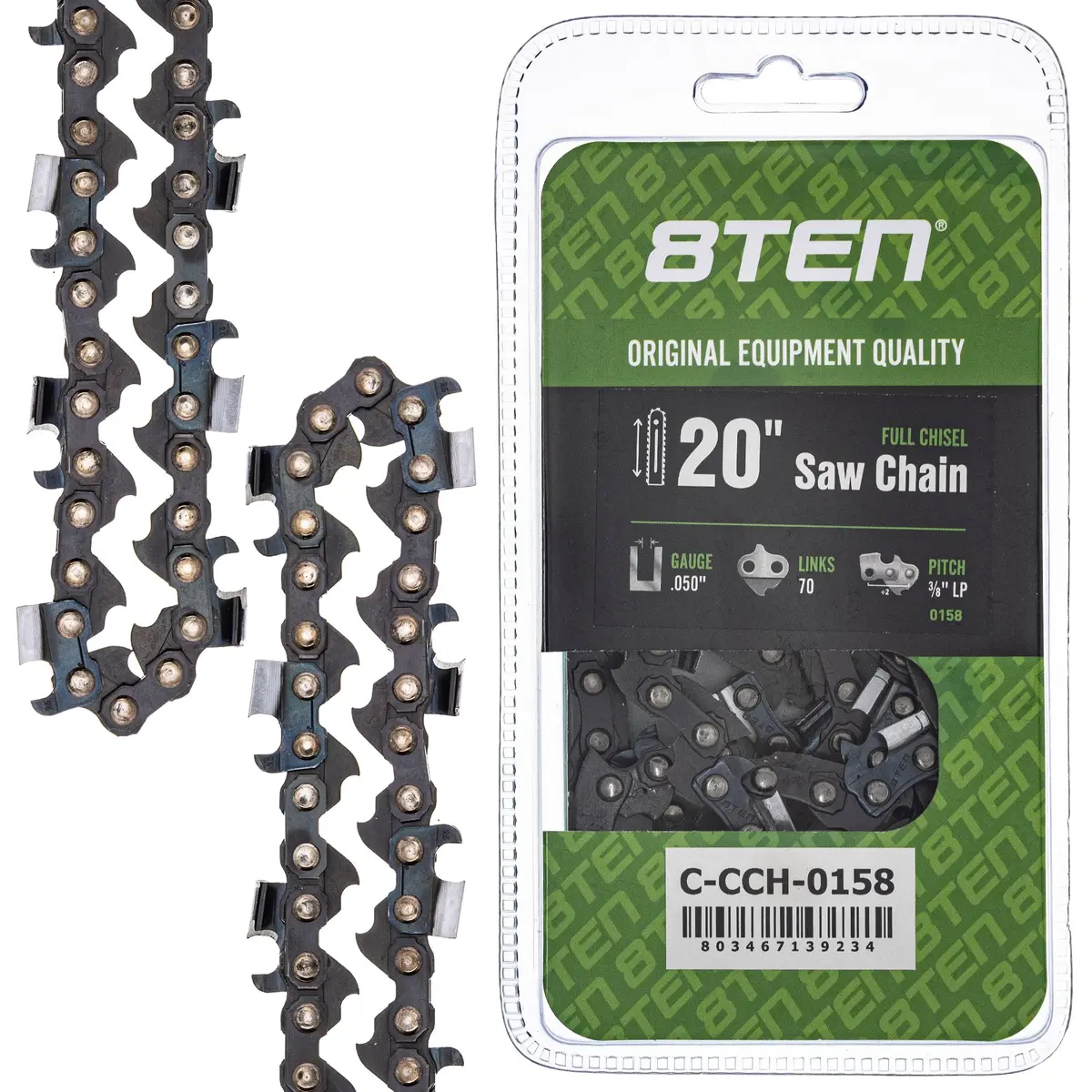 Chainsaw Chain 20 Inch .050 3/8 Lp 70Dl For Echo Dolmar 72Lpx070g 72Lgx070g 72Lpx70cq 72Exl070g 1