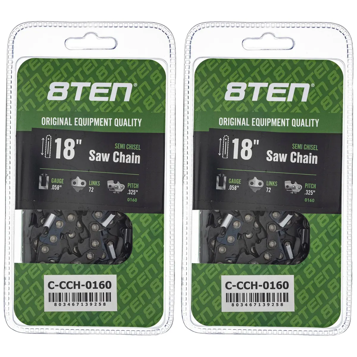 Chainsaw Chain 18 Inch .058 .325 72Dl For Solo Homelite 21Lpx072g 25Rs372e 501840472 591099072 | 2-Pack 1