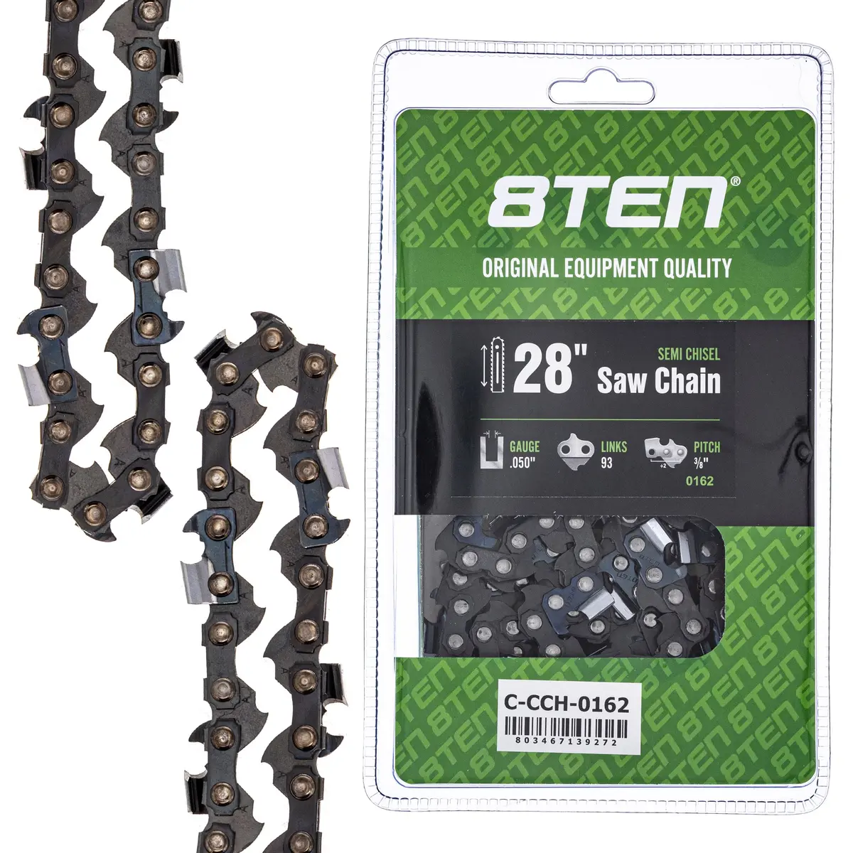 Chainsaw Chain 28 Inch .050 3/8 93Dl For Echo 585550093 72Exj093g 72Exl093g 72Lpx093g 72Lpx93cq 1