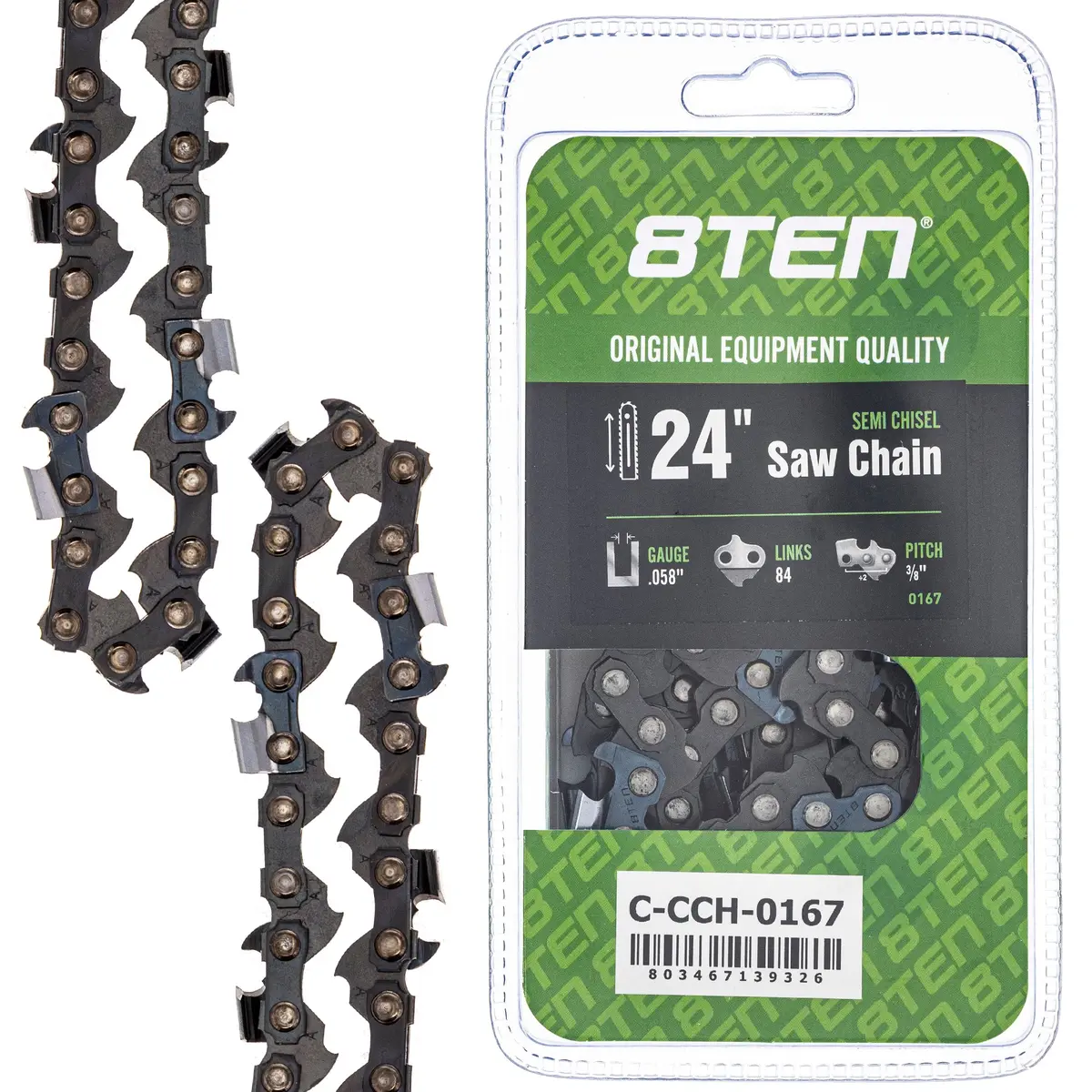 Chainsaw Chain 24 Inch .058 3/8 84Dl For Dolmar Husqvarna 501842884 73Jgx084g 581626984 501841484 1