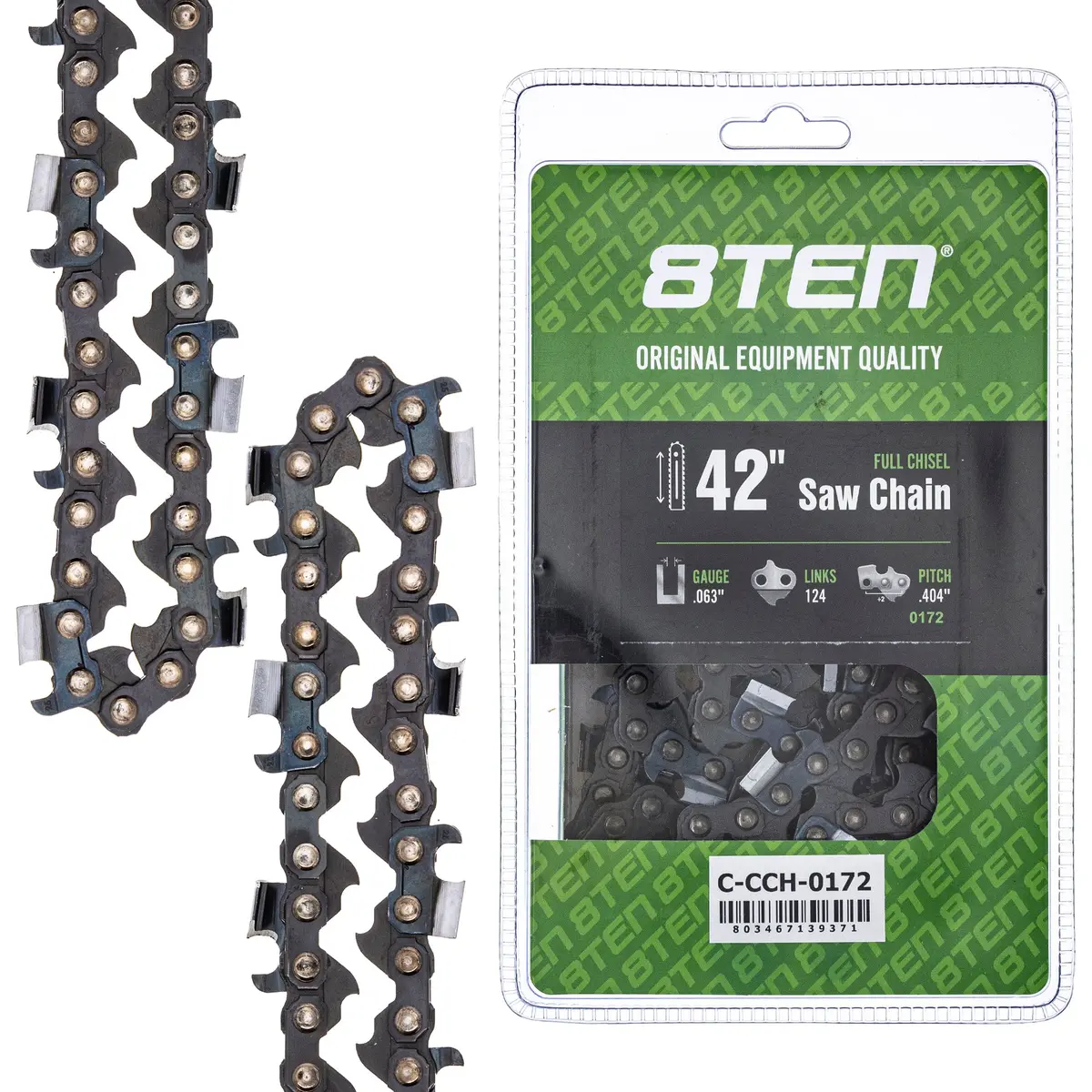 Full Chisel Chainsaw Chain 42 Inch .063 .404 124Dl For Husqvarna 501843124 1