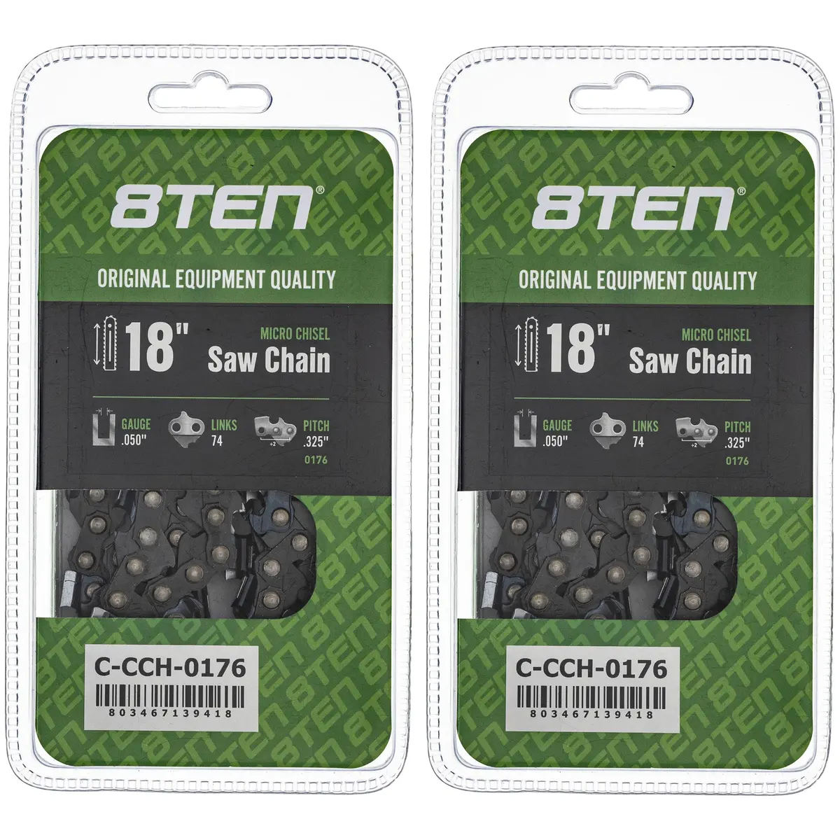 Chainsaw Chain 18 Inch .050 .325 74Dl For Stihl Solo Homelite 20Lpx074g 23Rs74e 20Lgx074g 591095774 | 2-Pack 1