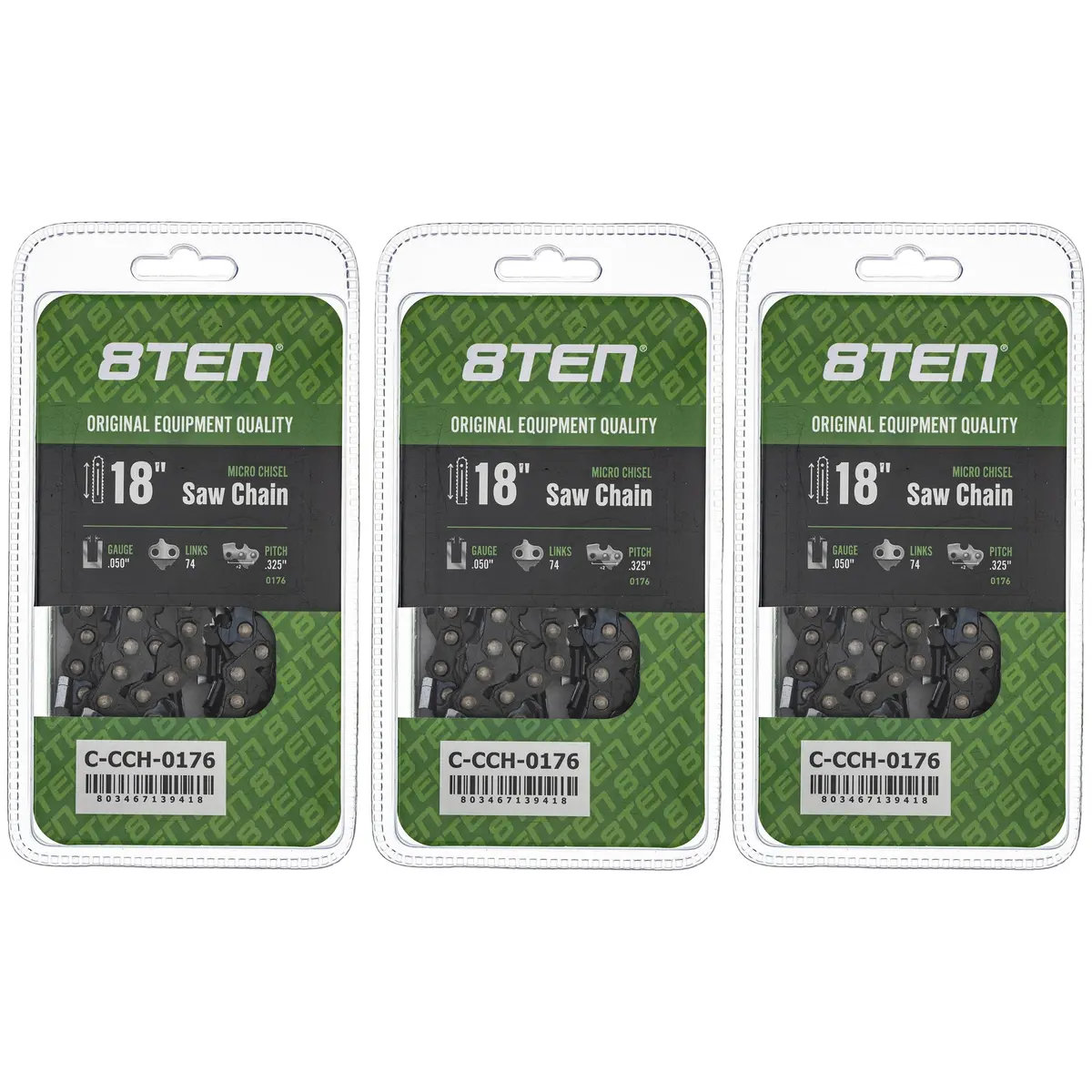 Chainsaw Chain 18 Inch .050 .325 74Dl For Stihl Solo Homelite 20Lpx074g 23Rs74e 20Lgx074g 591095774 | 3-Pack 1