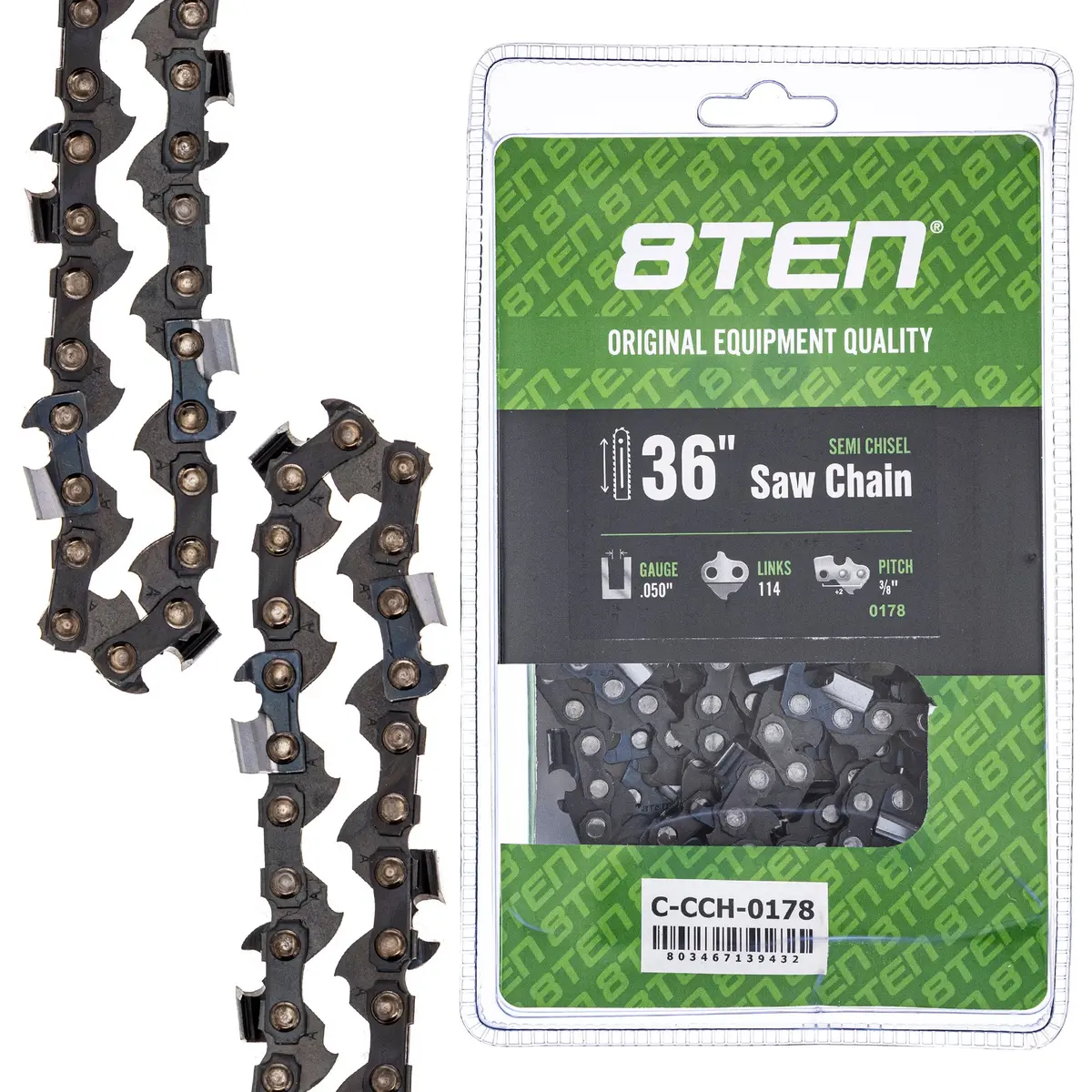 Chainsaw Chain 36 Inch .050 3/8 114Dl For Stihl 72Lgx114g 72Exj114g 72Exl114g 72Lpx114g 72Jpx114g 1