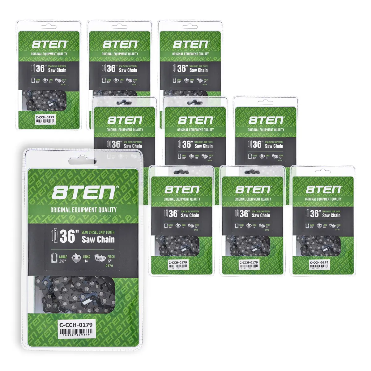 Chainsaw Chain 36 Inch .050 3/8 114Dl For Stihl 72Lgx114g 72Exj114g 72Exl114g 72Lpx114g 72Jpx114g | 10-Pack 1