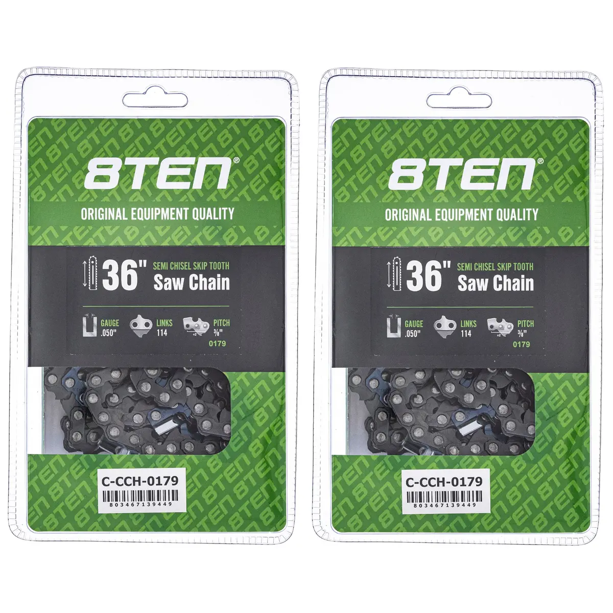 Chainsaw Chain 36 Inch .050 3/8 114Dl For Stihl 72Lgx114g 72Exj114g 72Exl114g 72Lpx114g 72Jpx114g | 2-Pack 1