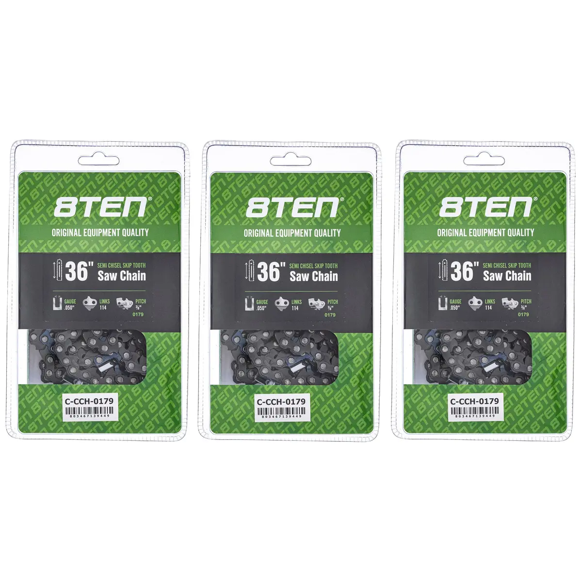 Chainsaw Chain 36 Inch .050 3/8 114Dl For Stihl 72Lgx114g 72Exj114g 72Exl114g 72Lpx114g 72Jpx114g | 3-Pack 1