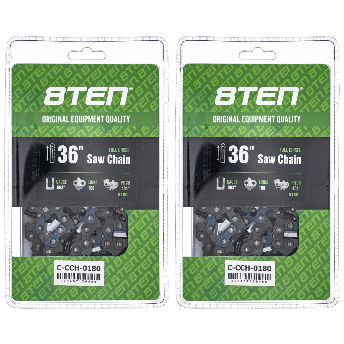 Chainsaw Chain 36 Inch .063 .404 108Dl For Stihl 46Rs108 68Lx108g 68Lx108 | 2-Pack 1