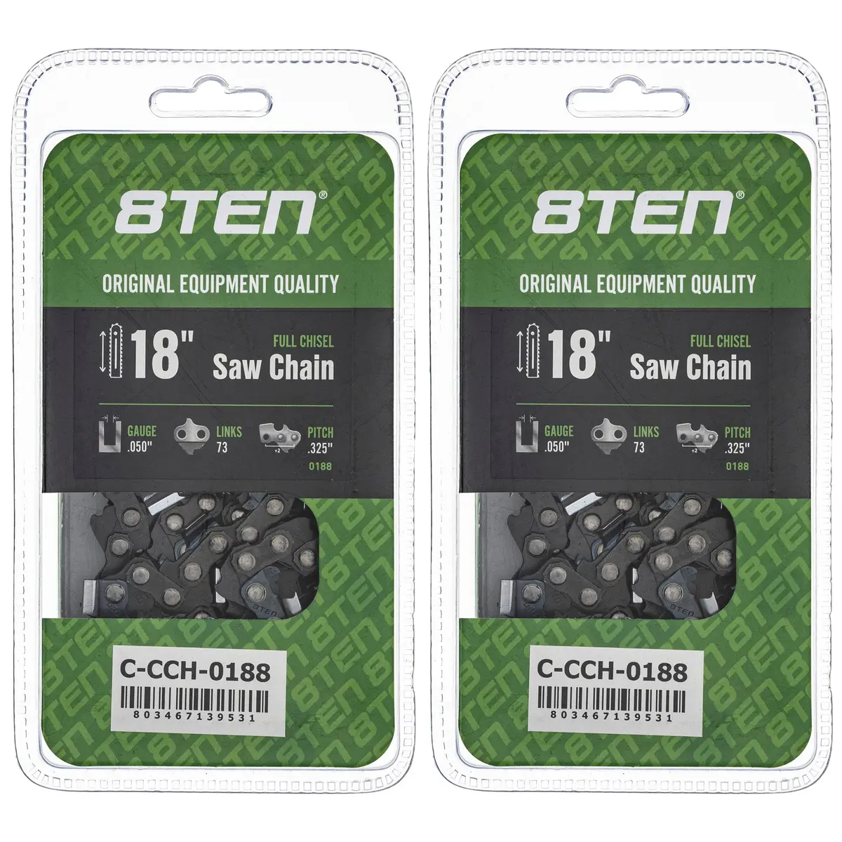Chainsaw Chain 18 Inch .050 .325 73Dl For Solo Homelite H73 H2273 23Rm373e 20Bpx073 | 2-Pack 1