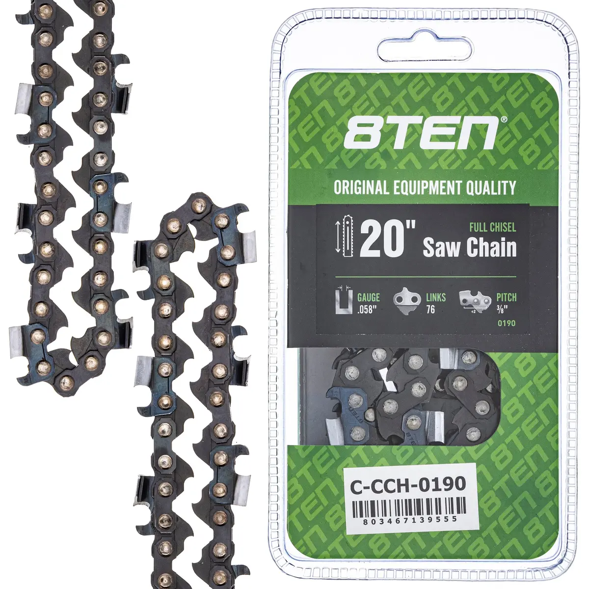 Chainsaw Chain 20 Inch .058 3/8 76Dl For 21Lpx076g 1
