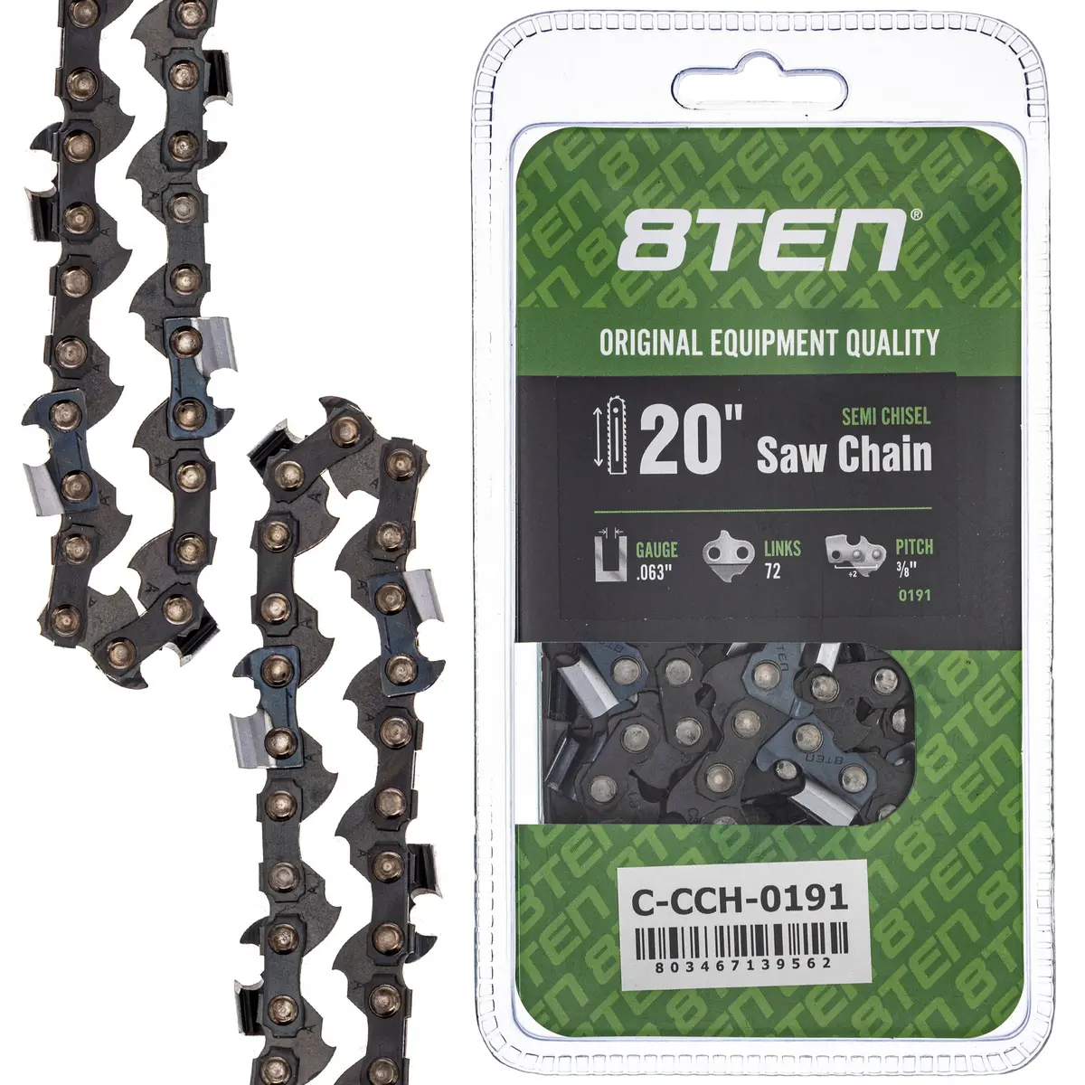 Chainsaw Chain 20 Inch .063 3/8 72Dl For Dolmar 75Lpx072g 75Exl072g 36Rs372e H50s72 H4572 75Exj072g 1