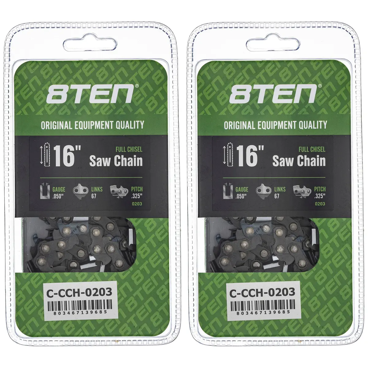 Chainsaw Chain 16 Inch .050 .325 67Dl For Stihl Solo Homelite 20Lgx067g 20Lpx067g 501840867 | 2-Pack 1