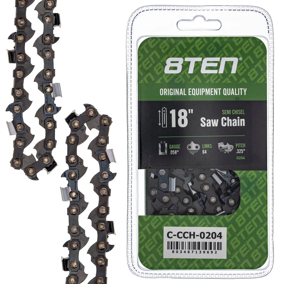 Chainsaw Chain 18 Inch .058 .325 64Dl For Dolmar 21Bpx064g 501840464 25Rm364e 1