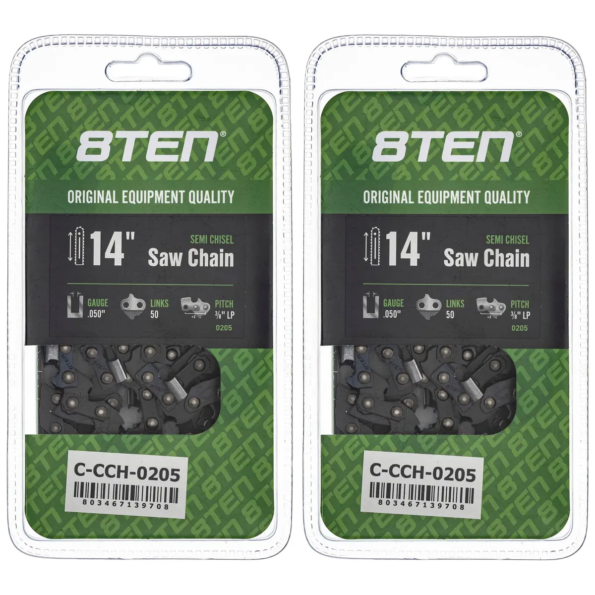 Chainsaw Chain 14 Inch .050 3/8 Lp 50Dl For Stihl Homelite 91Vxl050g 91Pxl050g 91Px050g 63Pm350e | 2-Pack 1