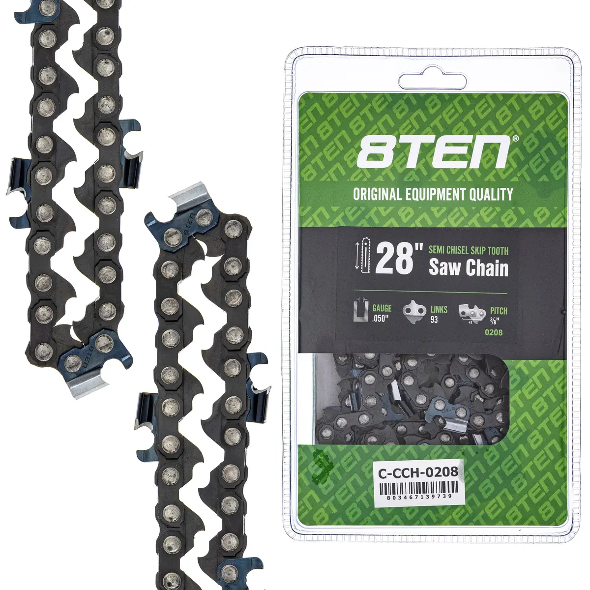 Chainsaw Chain 28 Inch .050 3/8 93Dl For Echo 585550093 72Exj093g 72Exl093g 72Lpx093g 72Lpx93cq 1