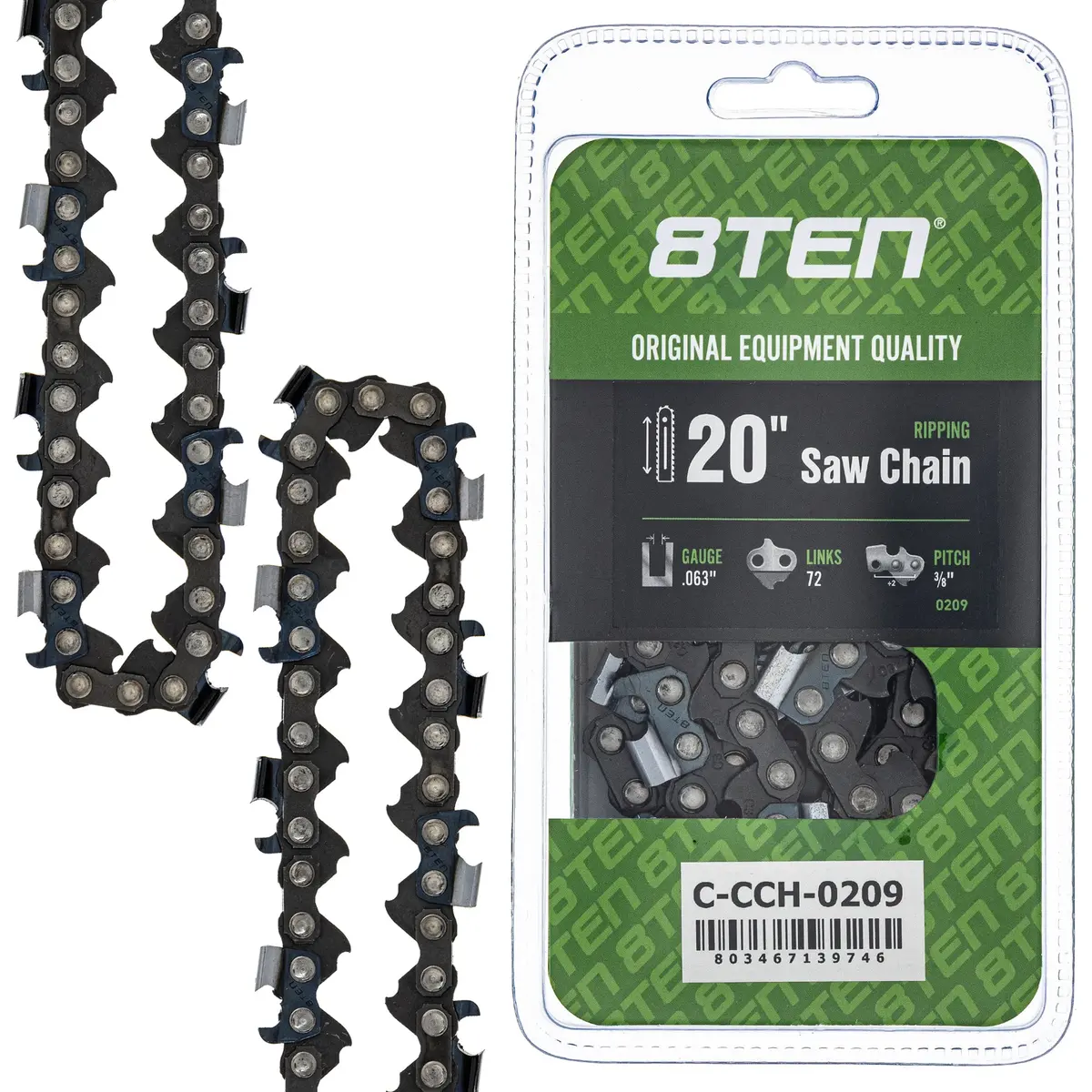 Chainsaw Chain 20 Inch .063 3/8 72Dl For Dolmar 75Lpx072g 75Exl072g 36Rs372e H50s72 H4572 75Exj072g 1