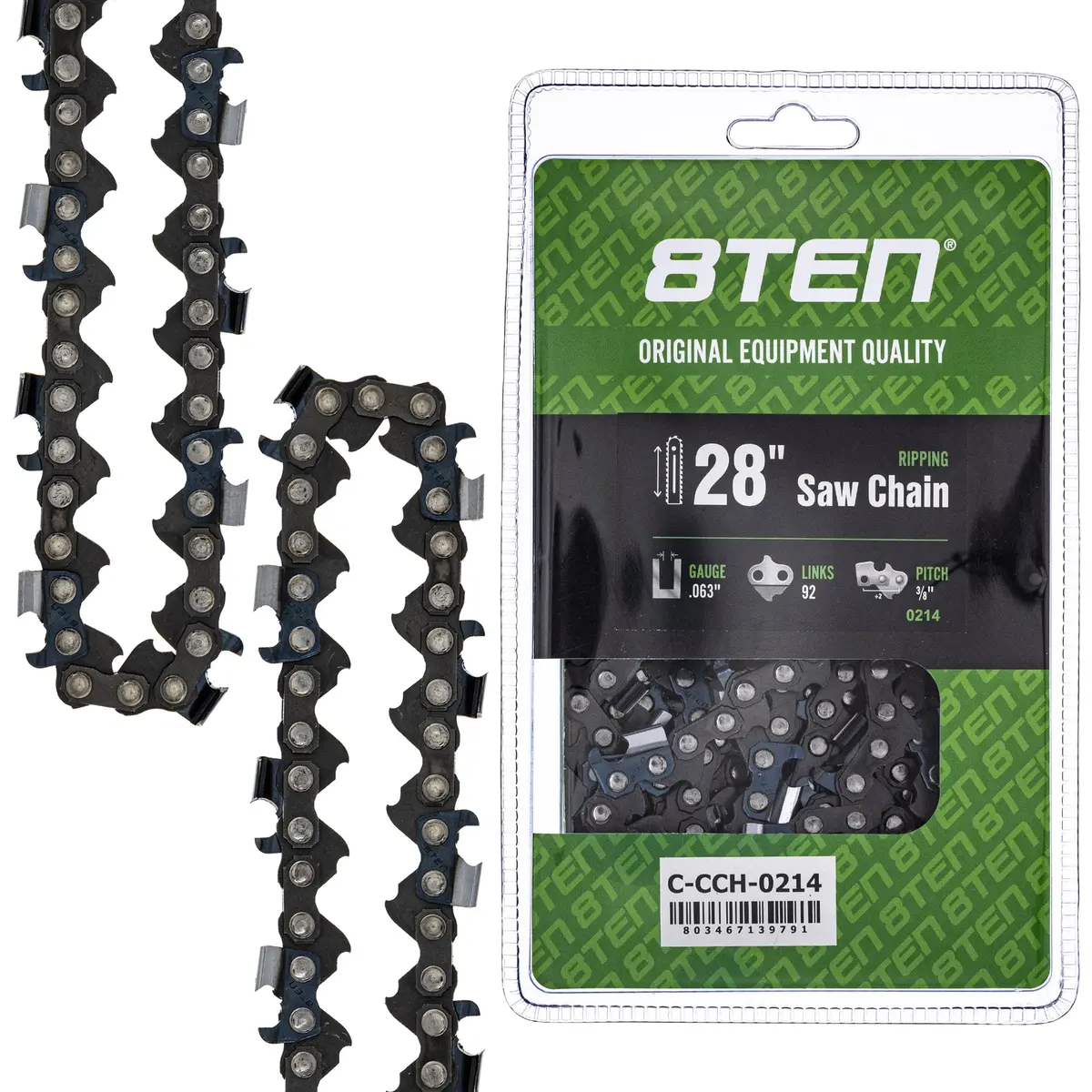 Chainsaw Chain 28 Inch .063 3/8 92Dl For Stihl 72Exl092g 73Exl092g 72Lpx092g H5092 36Rs92 1