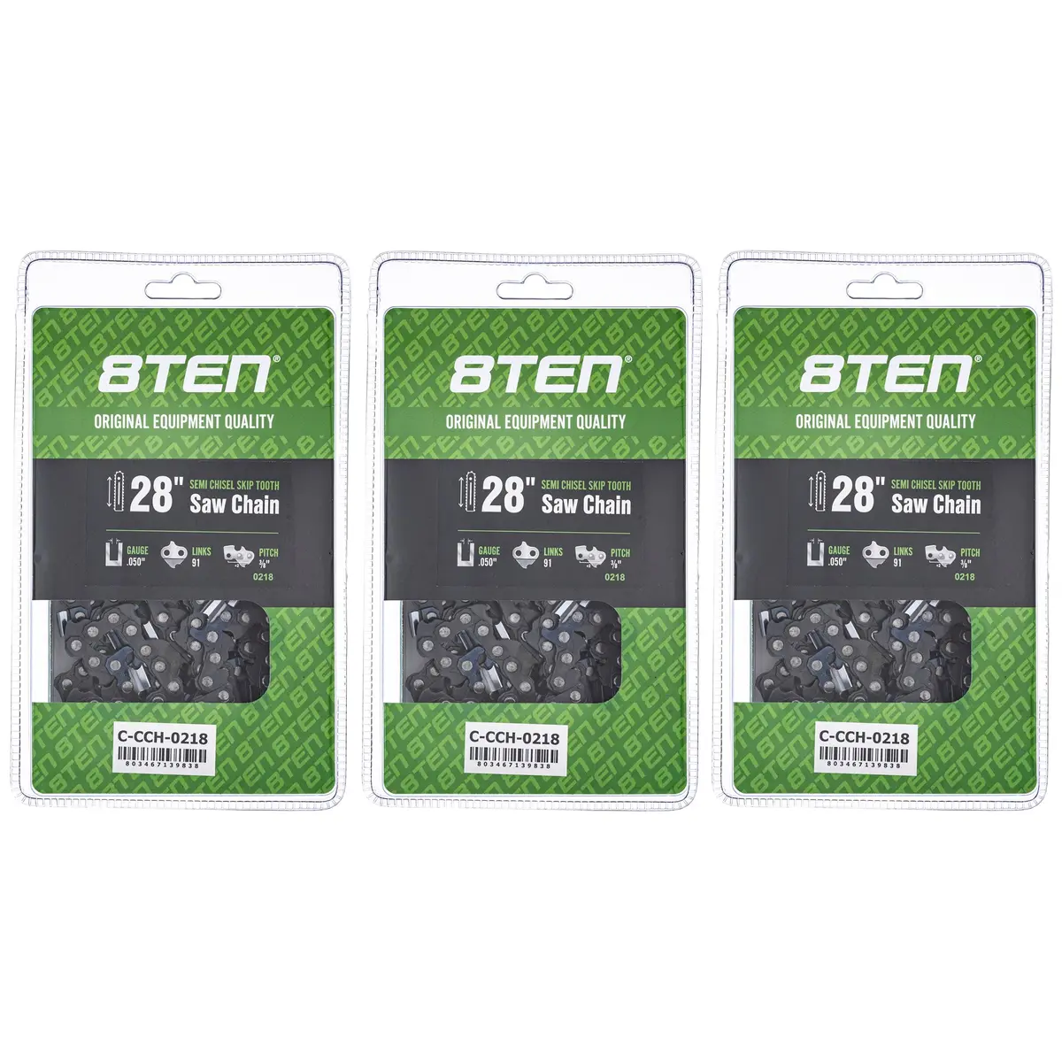 Chainsaw Chain 28 Inch .050 3/8 91Dl For Stihl 72Exj091g 72Exl091g 33Rs91e H4791 | 3-Pack 1