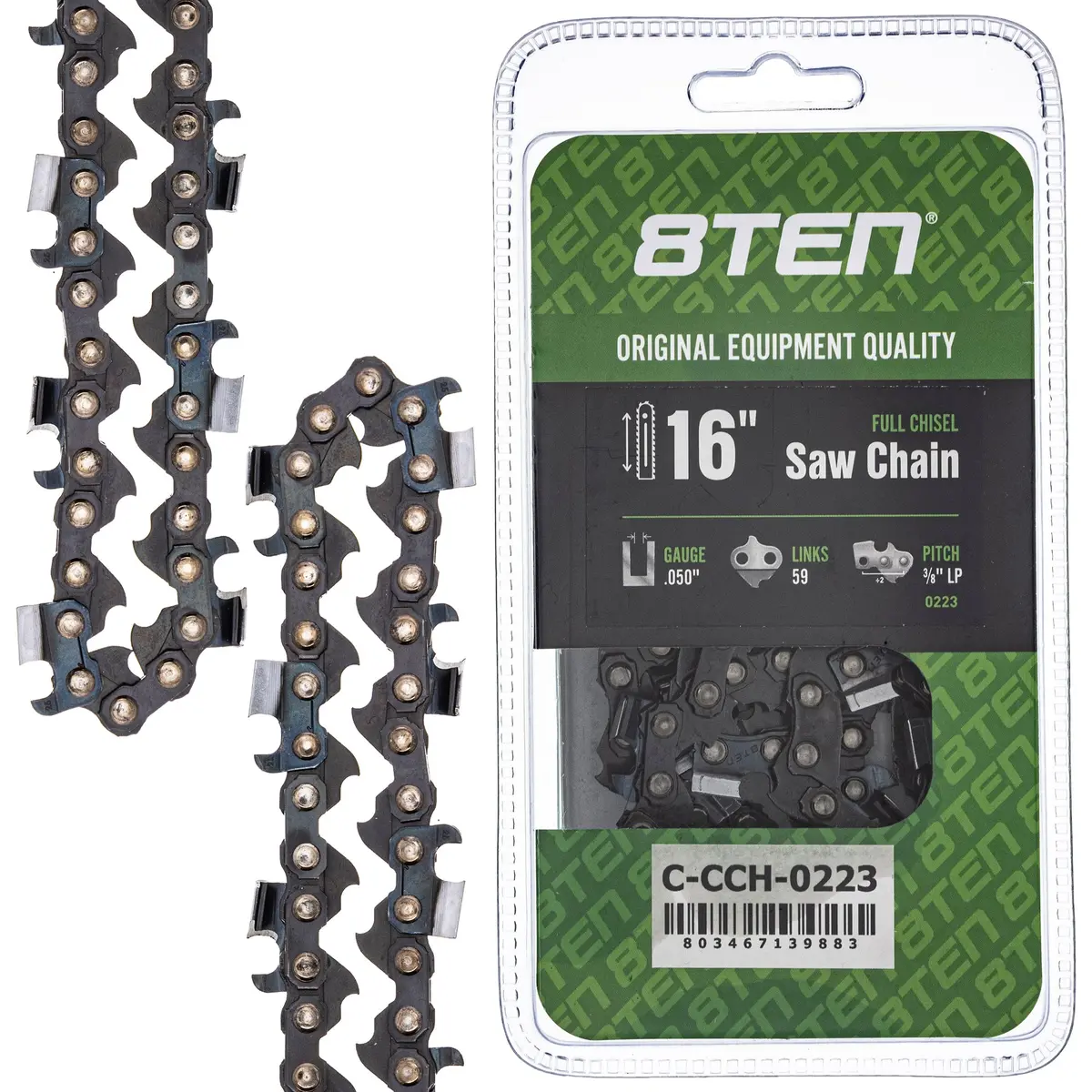 Chainsaw Chain 16 Inch .050 3/8 Lp 59Dl For Homelite 91Vxl059g H3759 63Pm359e 36360050059 1